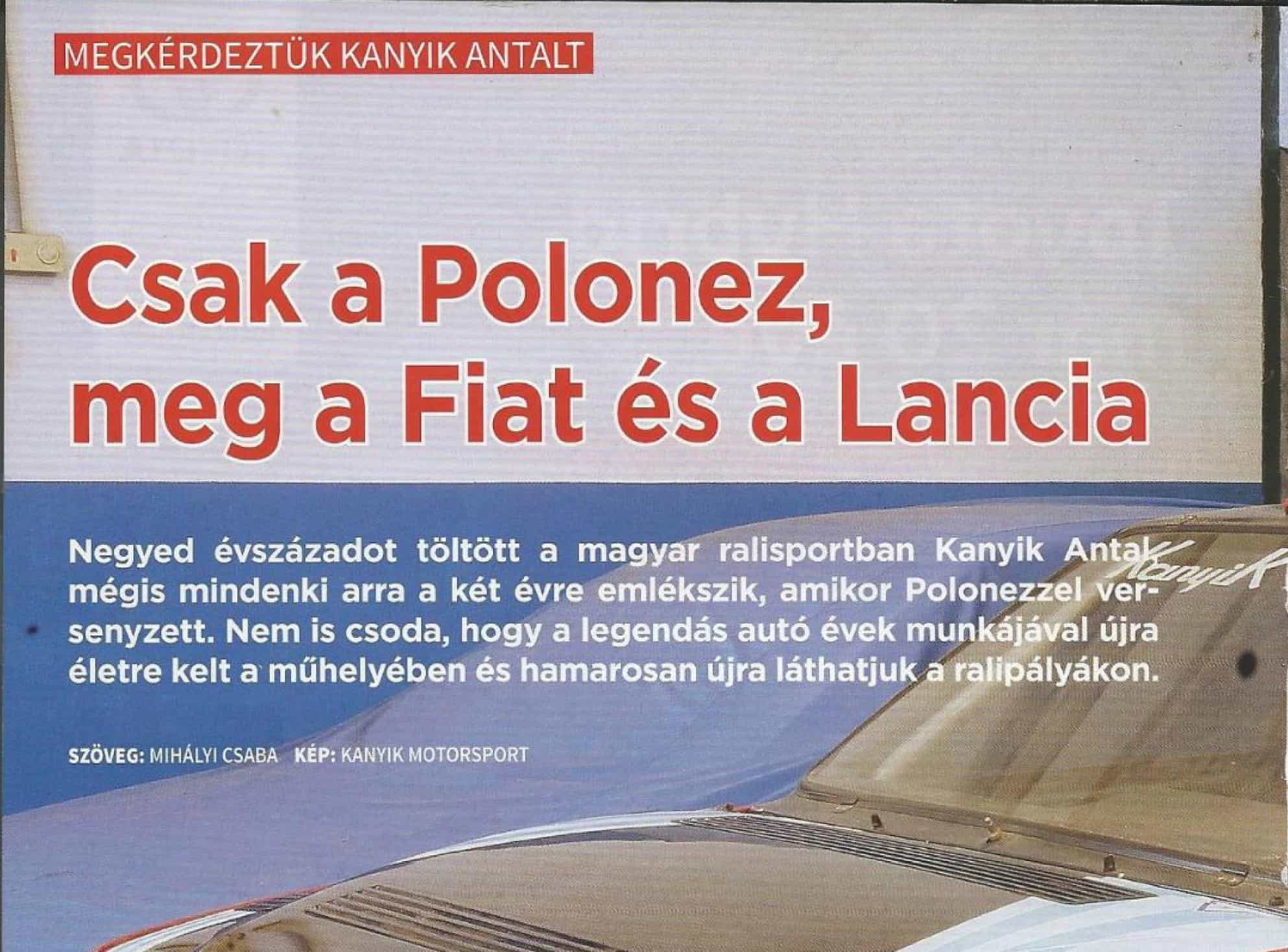 Rally Cafe: Csak a Polonez, meg a Fiat és a Lancia